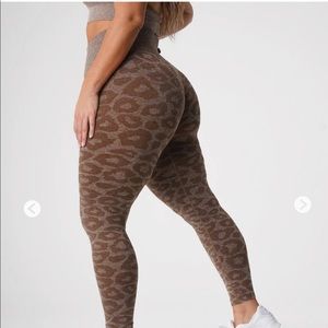 Mocha Leopard Seamless Leggings